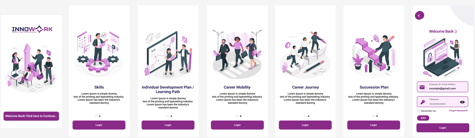 Capacity Building App Screen 2